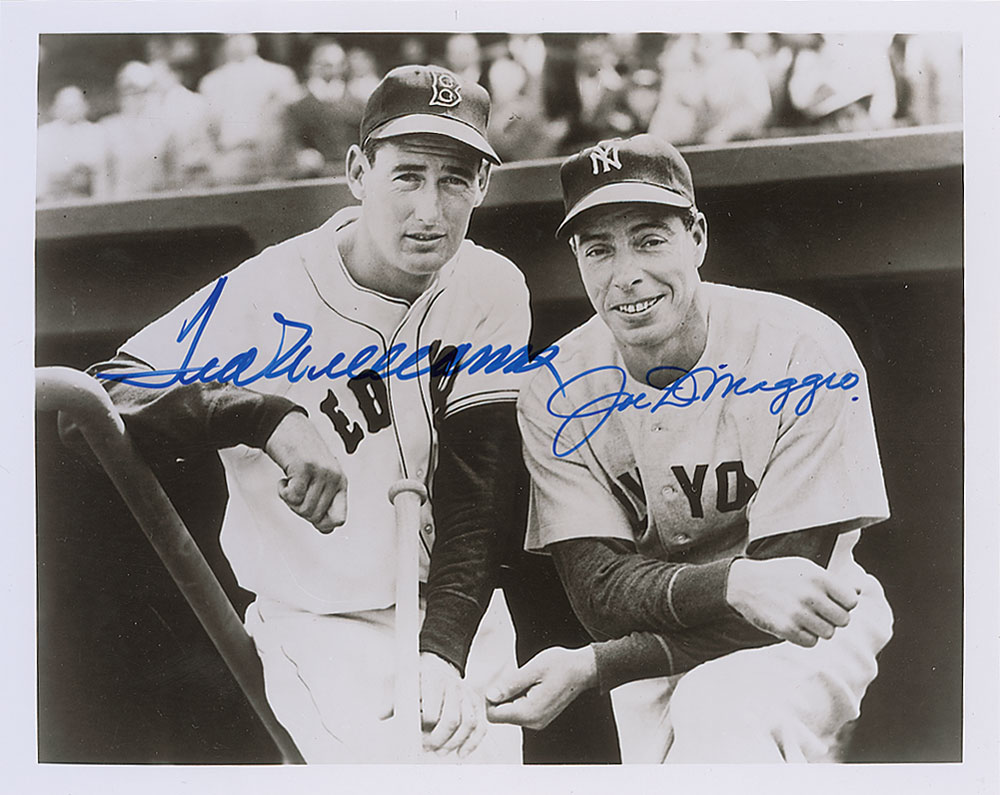 Lot #1588 Ted Williams and Joe DiMaggio