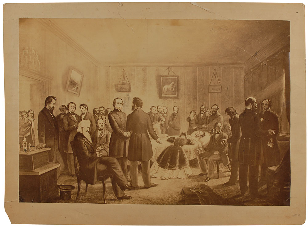 Lot #21 Lincoln Deathbed Scene
