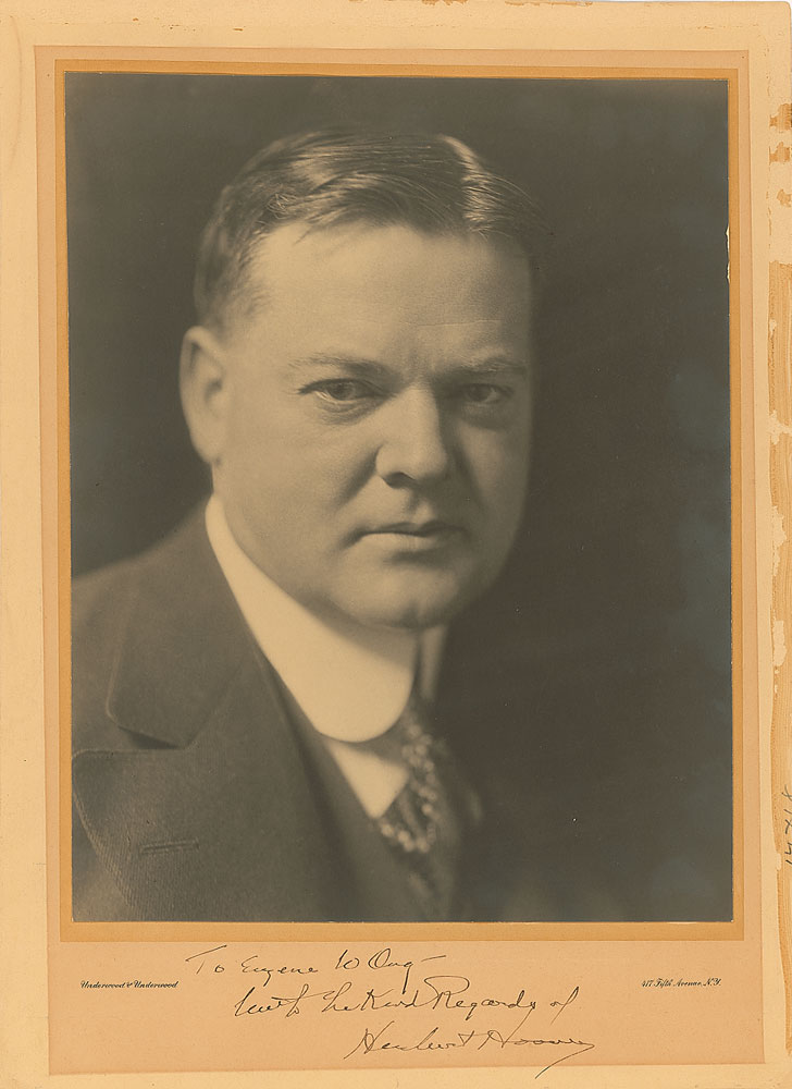 Lot #59 Herbert Hoover