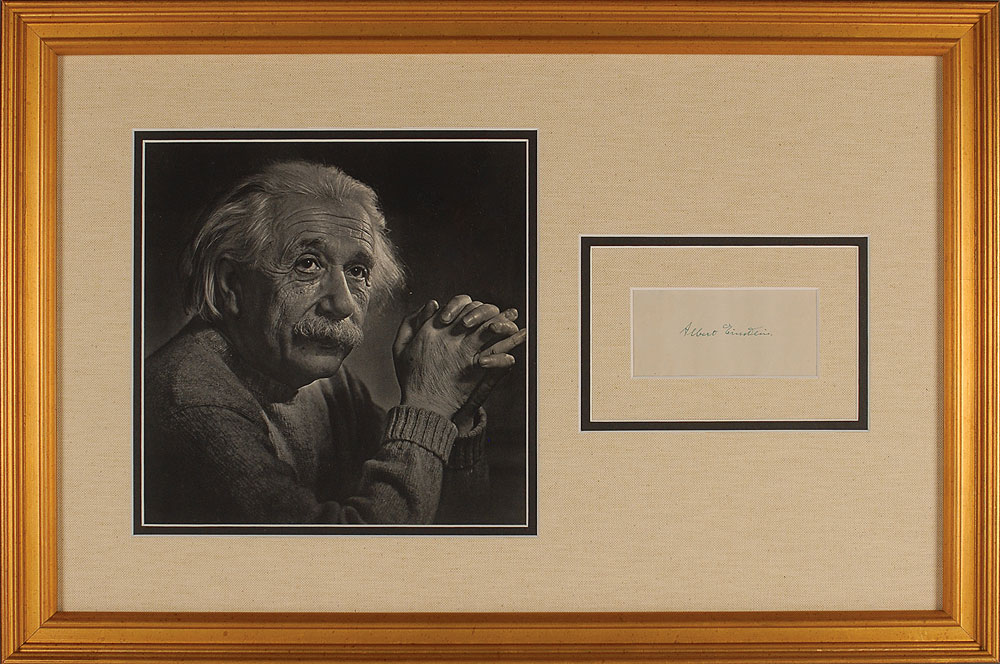 Lot #300 Albert Einstein