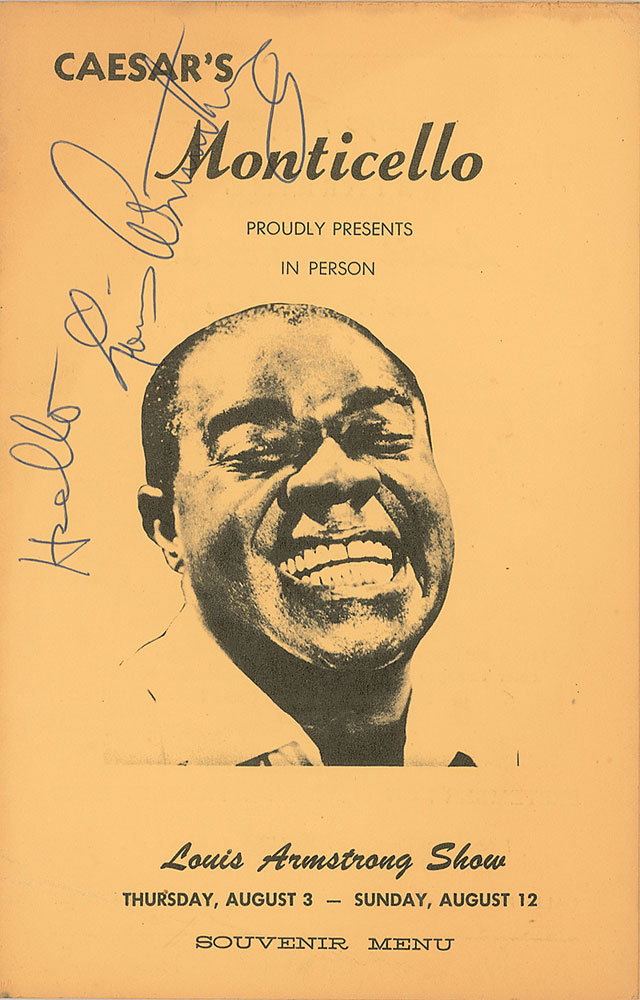 Lot #1075 Louis Armstrong