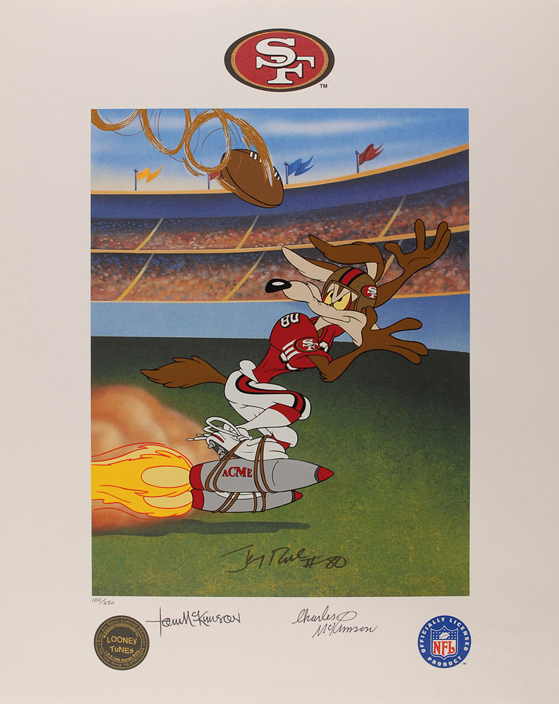 Lot Detail - Jerry Rice Autographed Poster