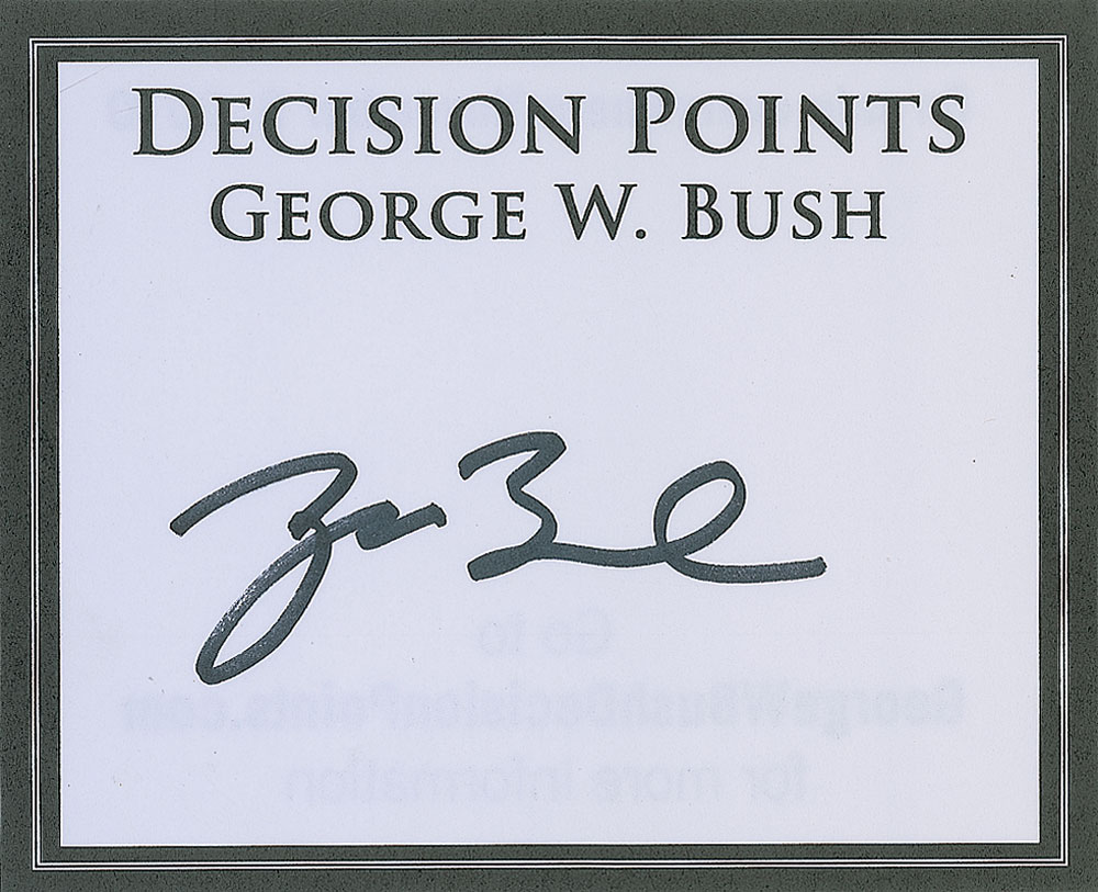 Lot #171 George W. Bush