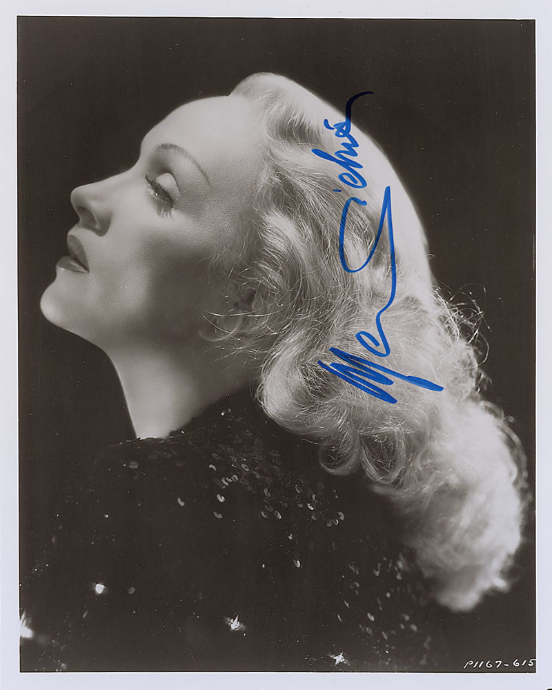Lot #1260 Marlene Dietrich