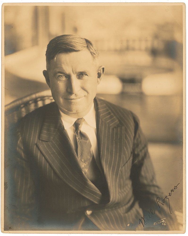 Lot #1180 Will Rogers