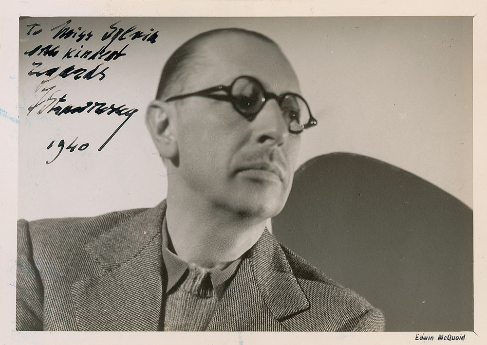 Lot #1654 Igor Stravinsky