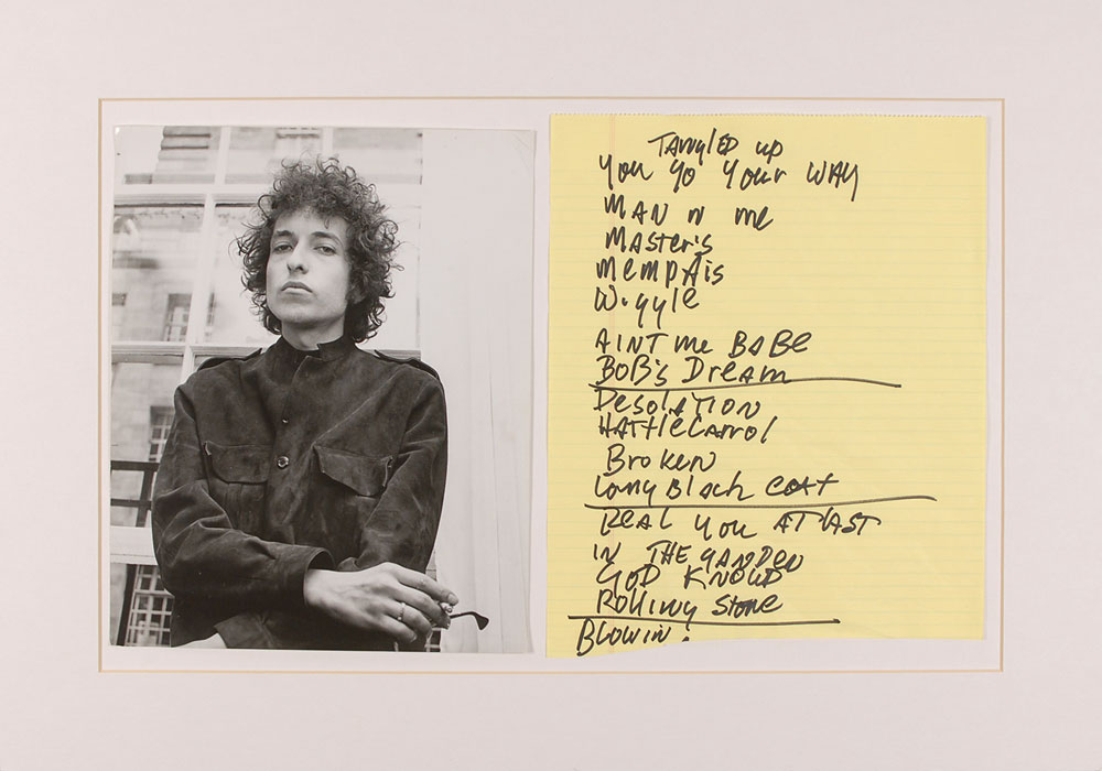 Lot #211 Bob Dylan