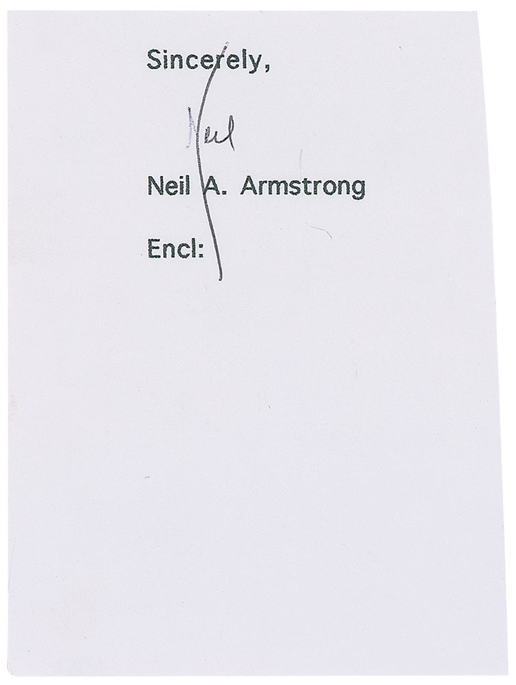 Lot #558 Neil Armstrong