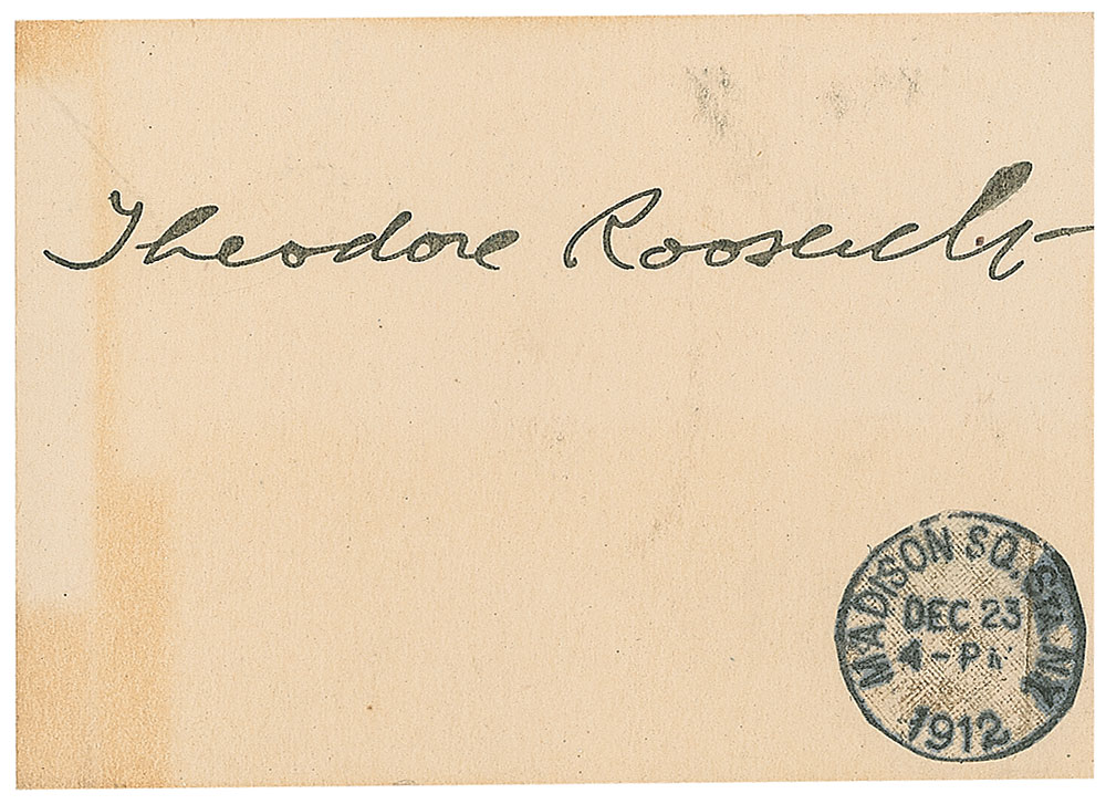Lot #123 Theodore Roosevelt