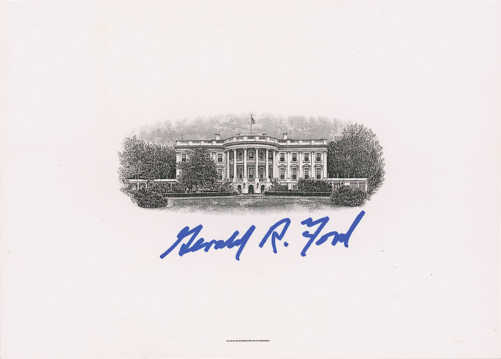 Lot #192 Gerald Ford