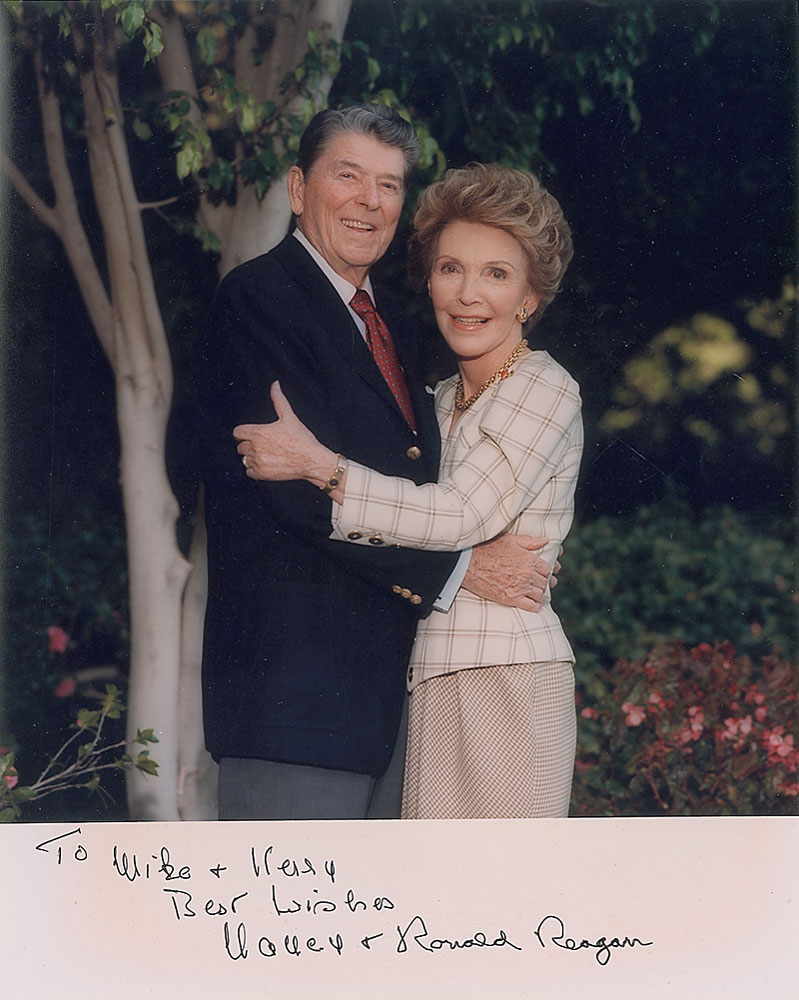 Lot #194 Ronald and Nancy Reagan