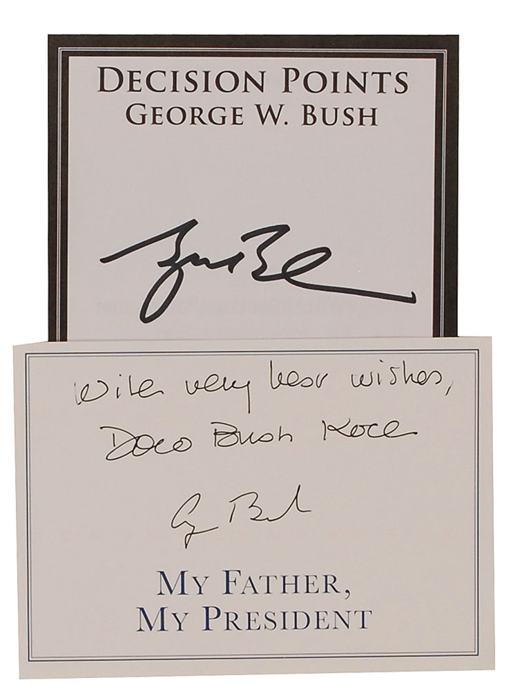 Lot #151 George and George W. Bush