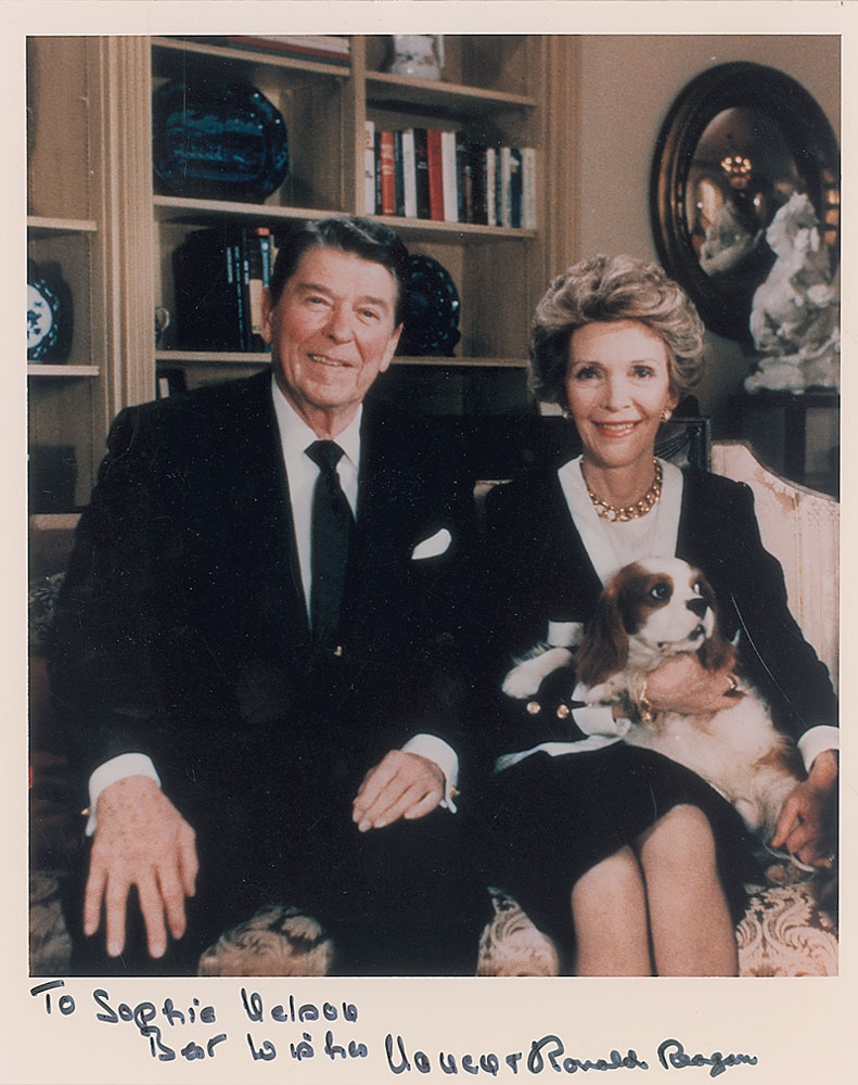 Lot #174 Ronald and Nancy Reagan