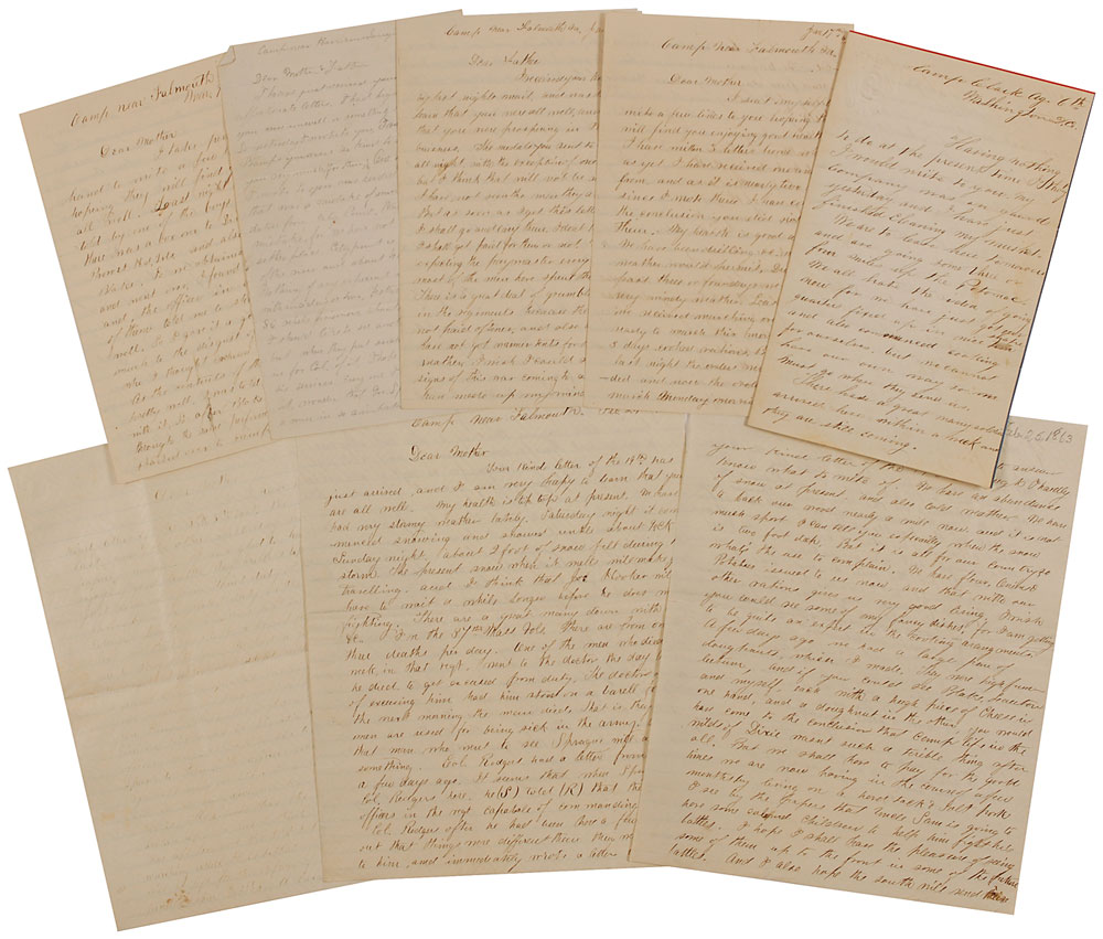 Lot #472 Civil War Letters