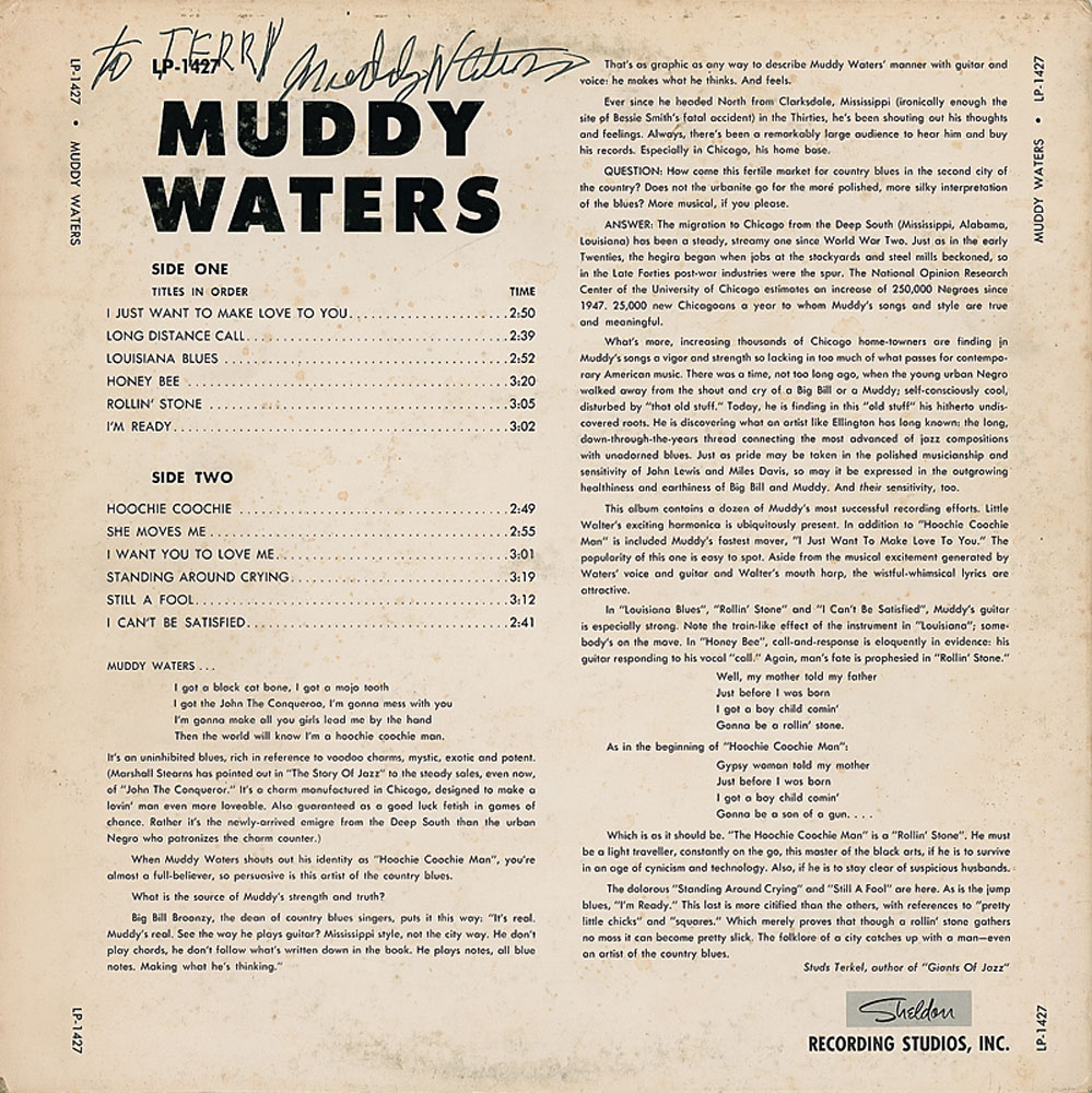 Lot #978 Muddy Waters