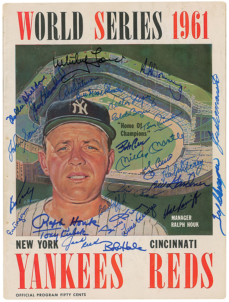Lot #1460 Baseball: 1961 World Series