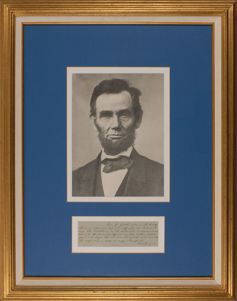 Lot #89 Abraham Lincoln