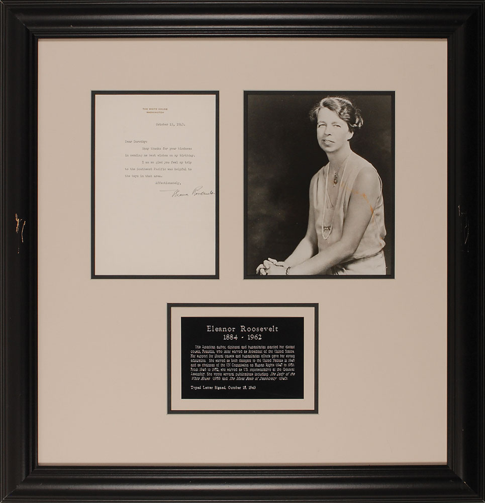 Lot #110 Eleanor Roosevelt