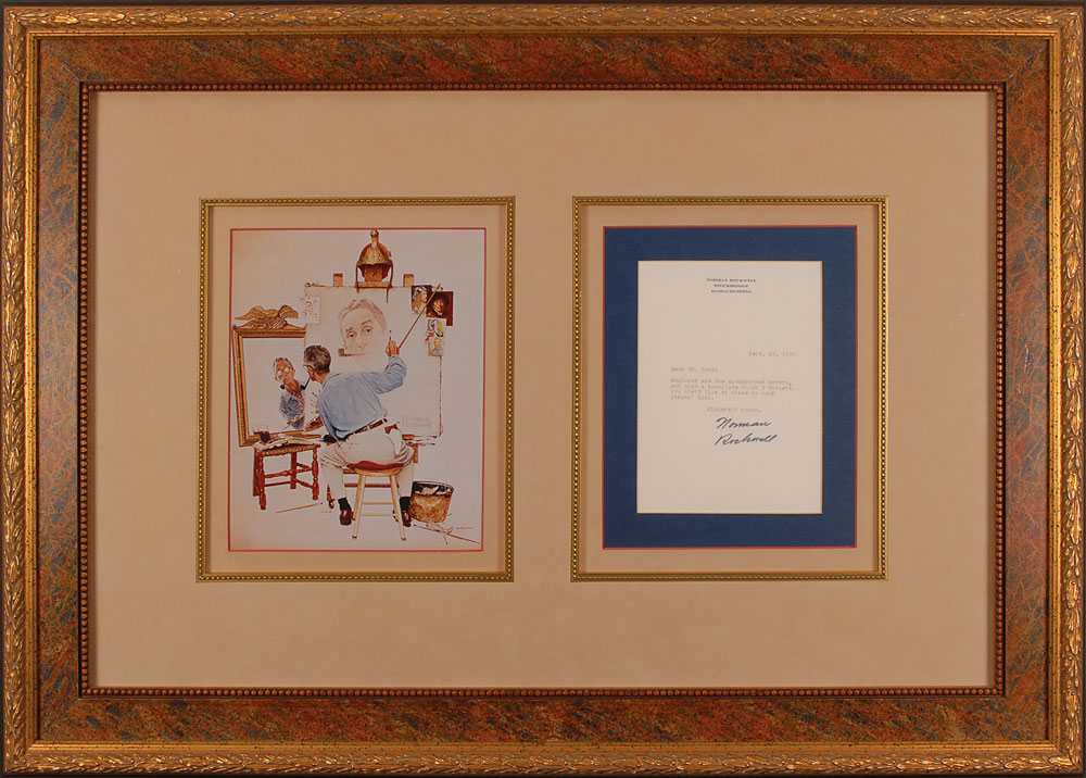 Lot #865 Norman Rockwell
