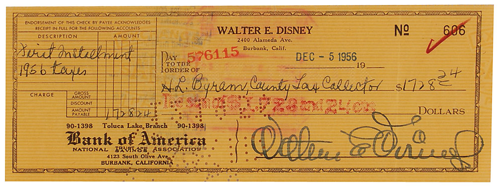 Lot #915 Walt Disney