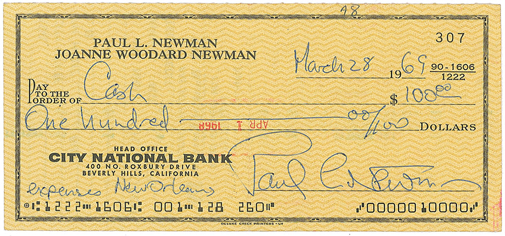 Lot #1398 Paul Newman