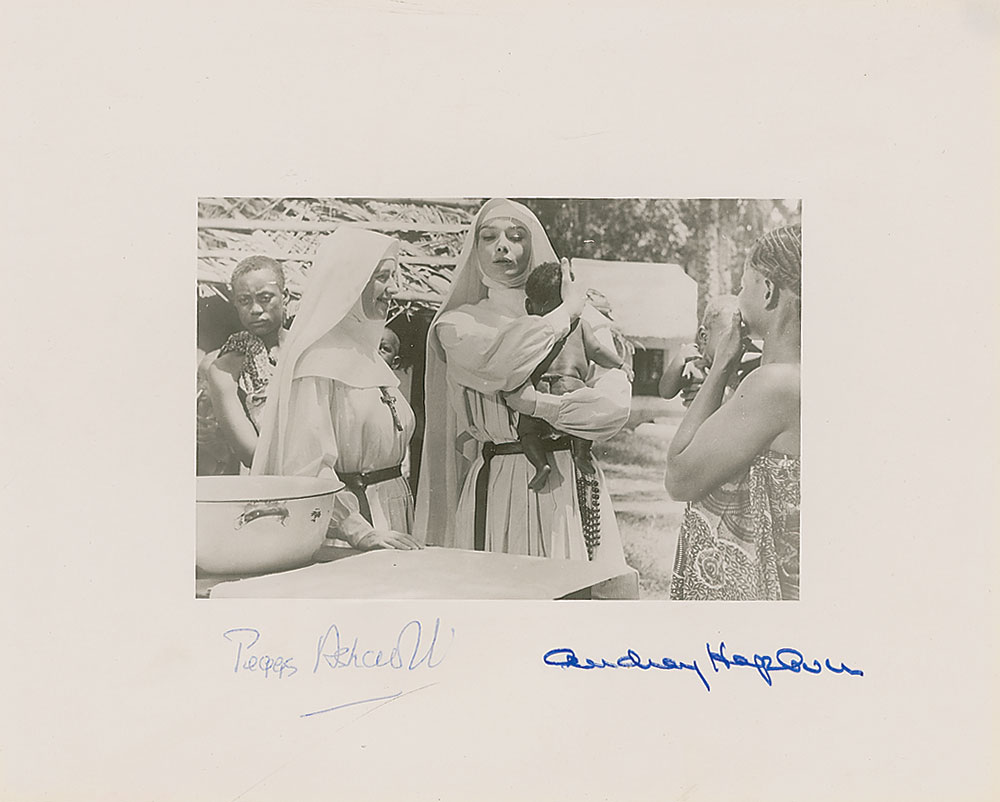 Lot #1194 Audrey Hepburn and Peggy Ashcroft