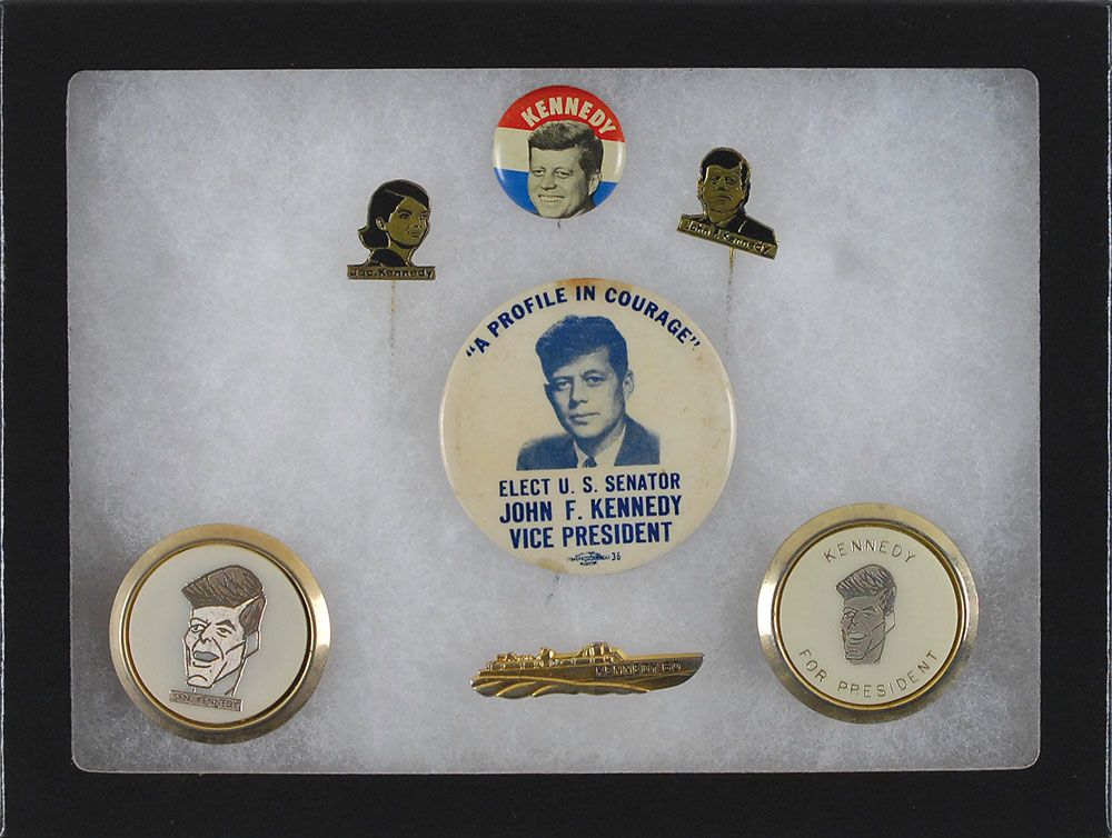 Lot #59 John F. Kennedy Campaign Pins