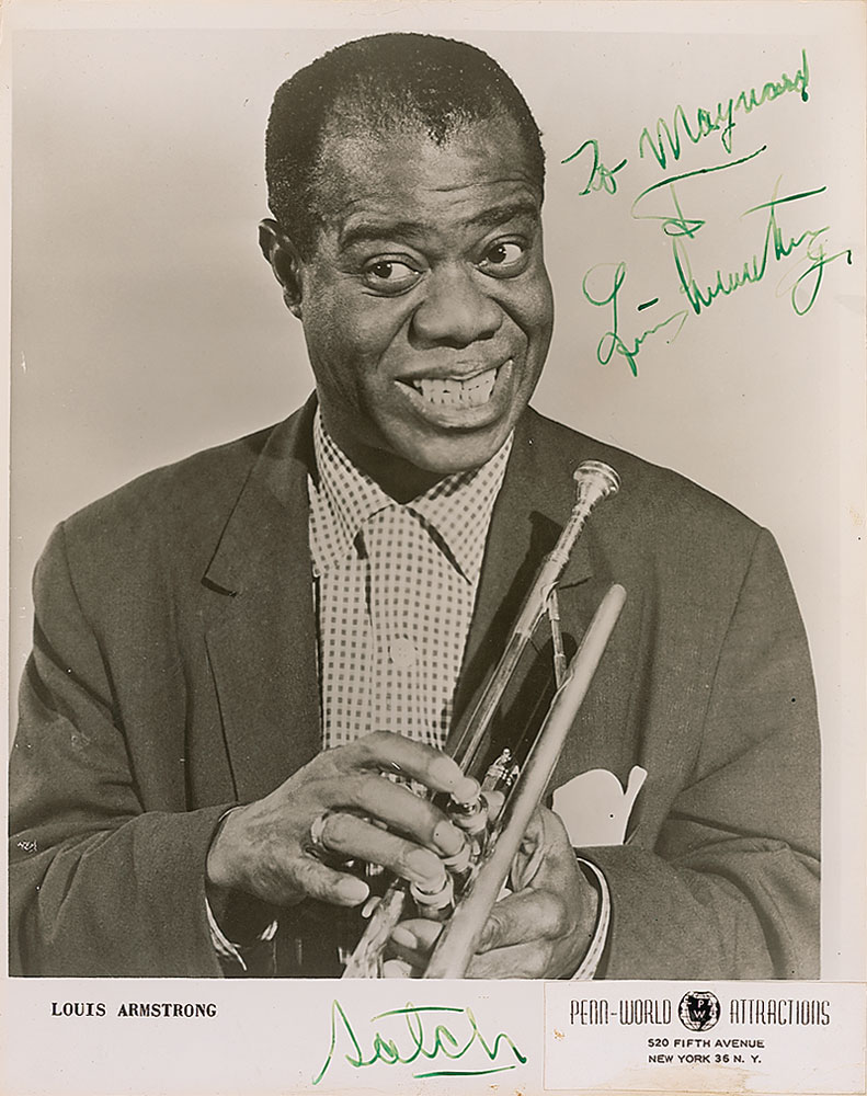 Lot #834 Louis Armstrong