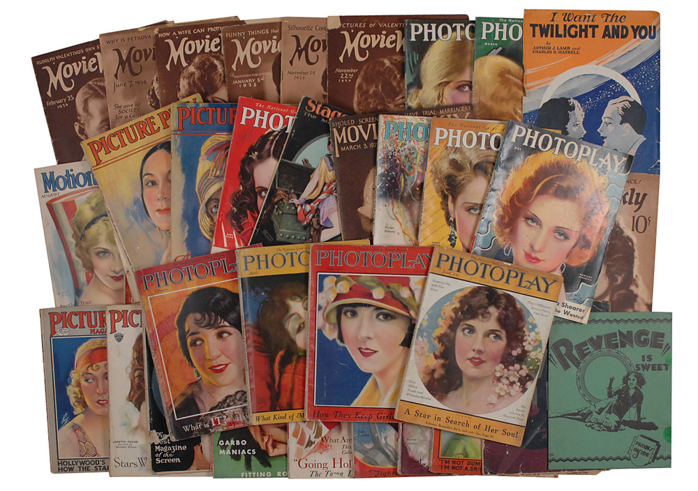 Lot #741 Vintage Hollywood Magazines