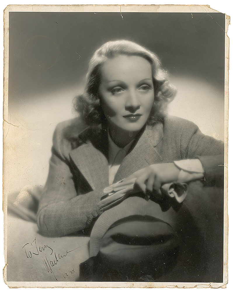 Lot #158 Marlene Dietrich