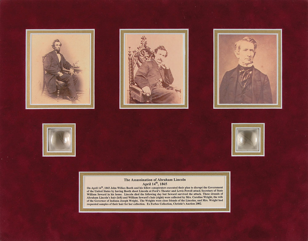 Lot #441 Abraham Lincoln and William Seward