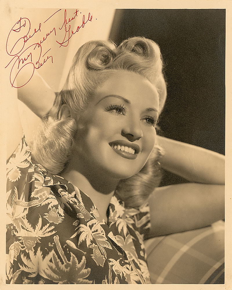 Lot #1619 Betty Grable