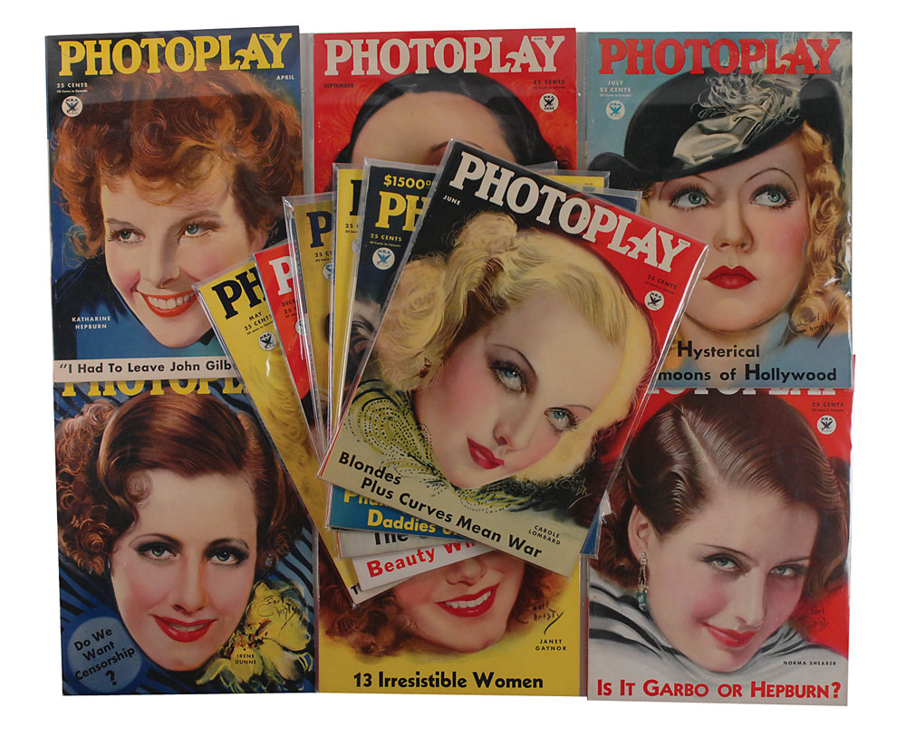 Lot #743 Vintage Hollywood Magazines