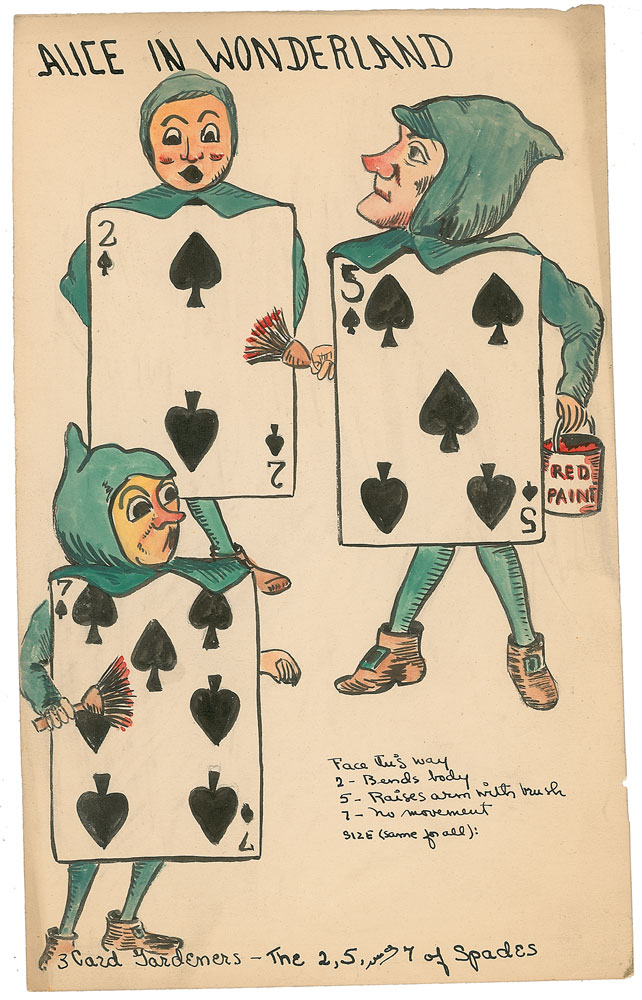 Lot #571 Alice in Wonderland: Playing Cards