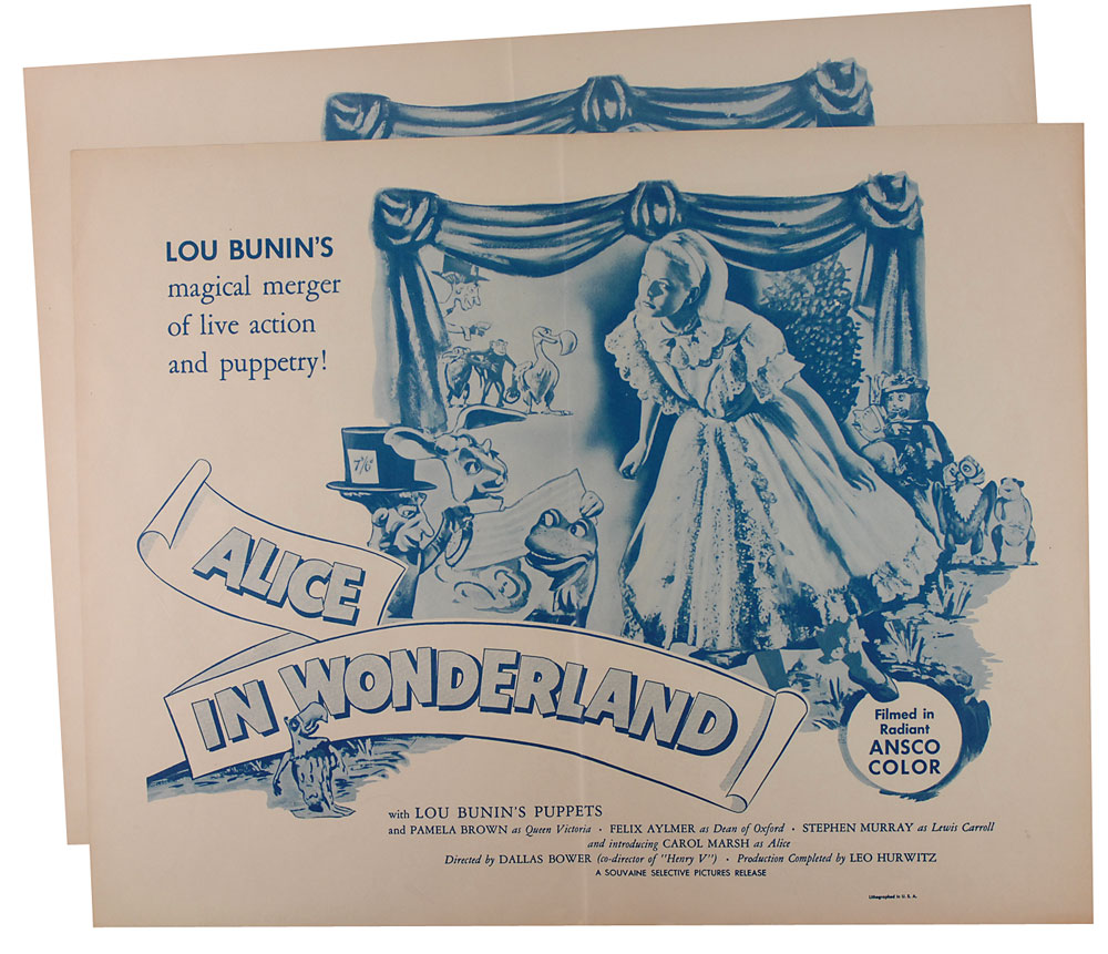 Lot #577 Alice in Wonderland: Posters and