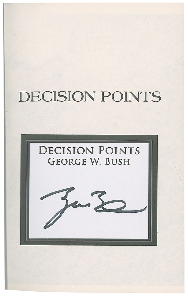 Lot #125 George W. Bush