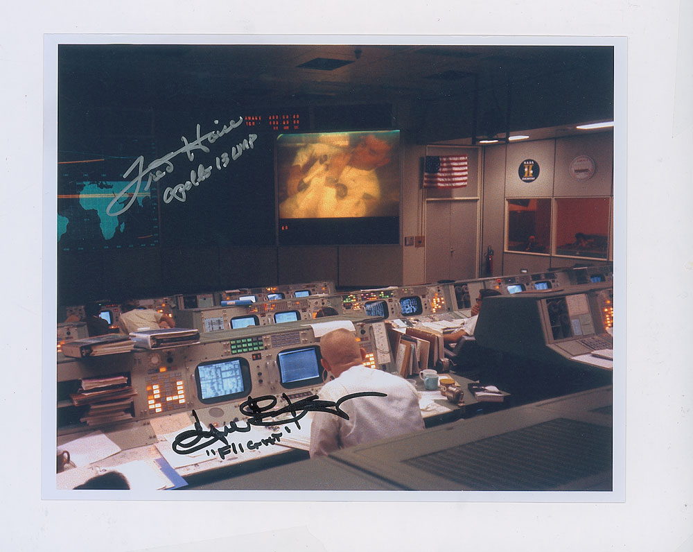Lot #443 Fred Haise and Gene Kranz
