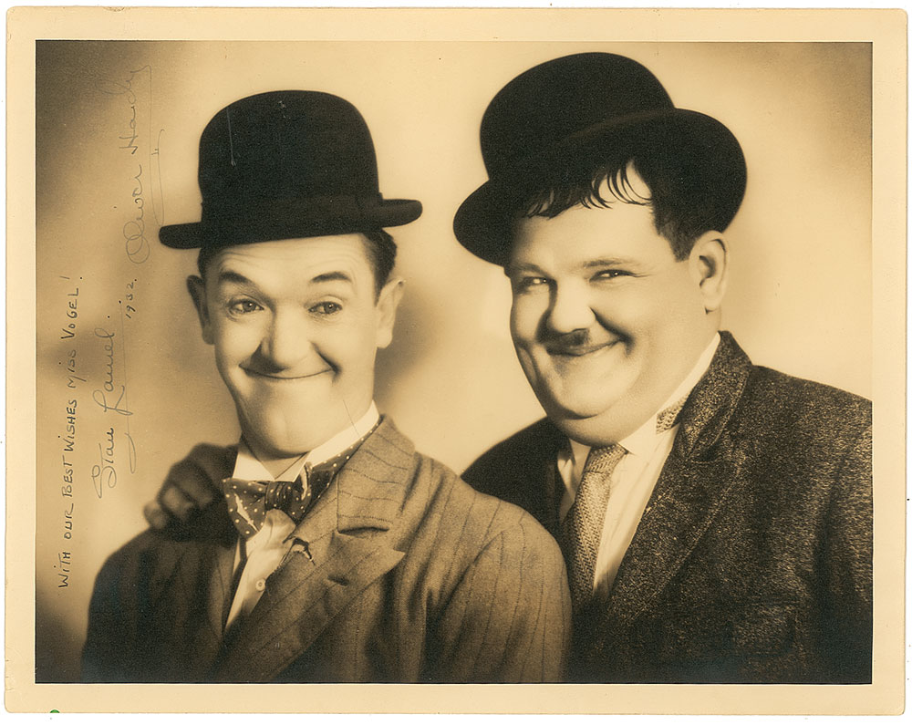 Lot #1101 Laurel and Hardy