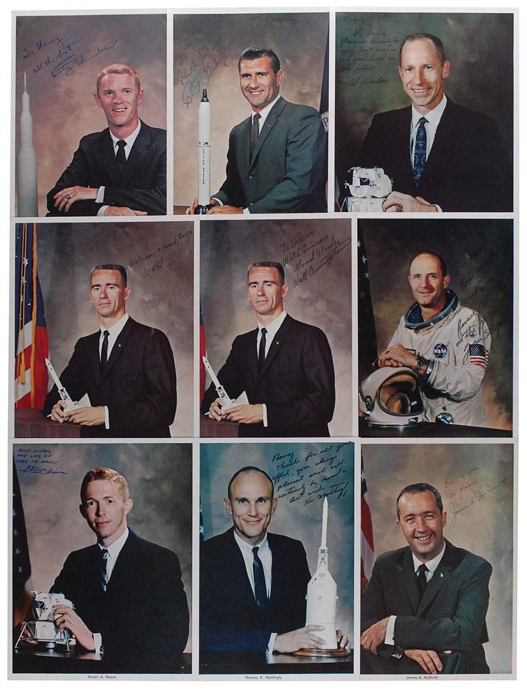 Lot #297 Apollo Astronauts