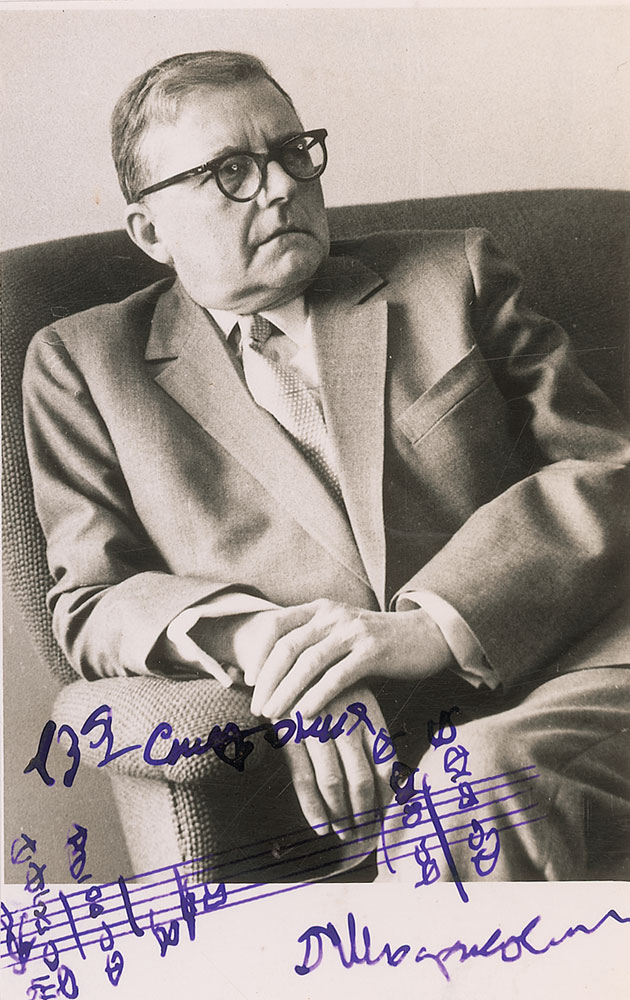 Lot #781 Dmitri Shostakovich