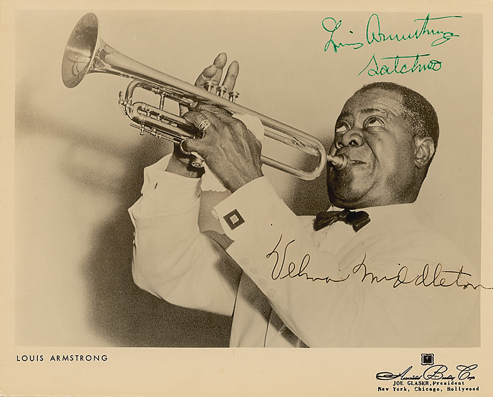 Lot #812 Louis Armstrong and Velma Middleton