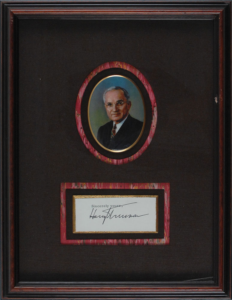 Lot #107 Harry S. Truman