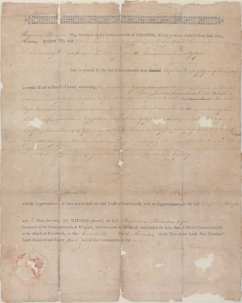 Lot #189 Declaration of Independence: Benjamin
