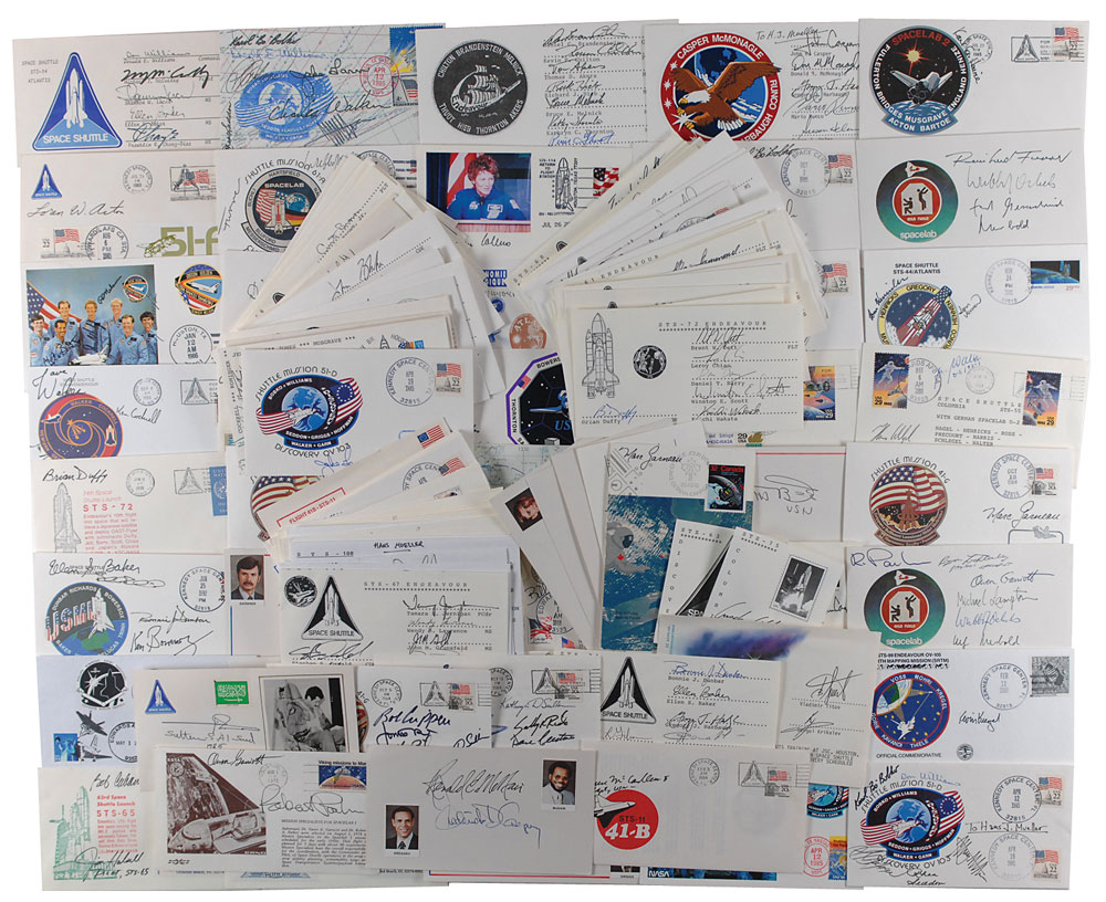 Lot #825  Shuttle Astronauts