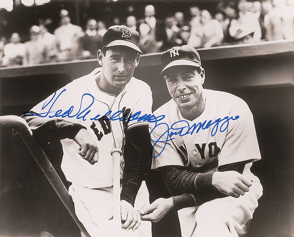 Lot #1616 Ted Williams and Joe DiMaggio