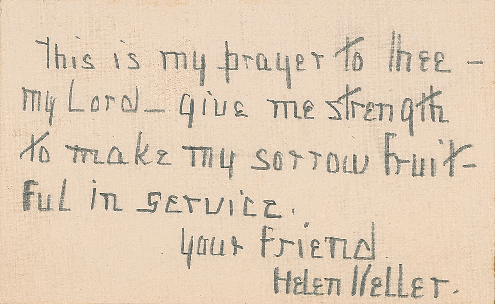 Lot #223 Helen Keller