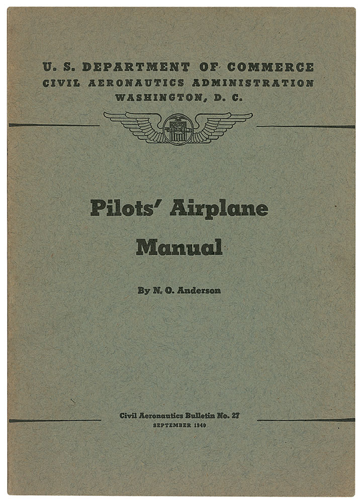 Lot #27 Pilots’ Airplane Manual