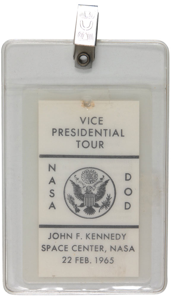 Lot #242 Vice Presidential Tour Badge