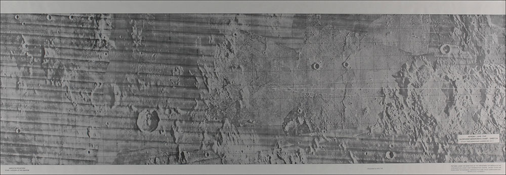 Lot #441 Apollo 11 Lunar Descent Monitoring Chart
