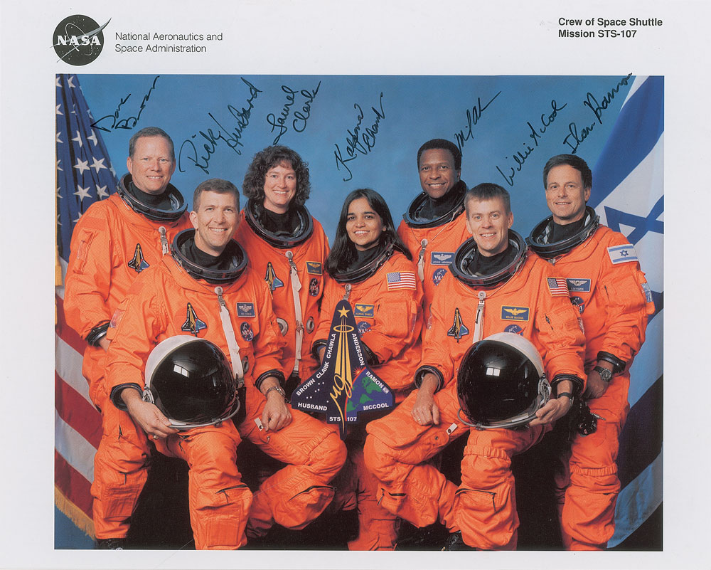 Lot #875 Columbia STS-107